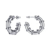 Classic Round Hoop Earrings – Stainless Steel in Gold or Silver Finish