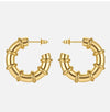 Classic Round Hoop Earrings – Stainless Steel in Gold or Silver Finish