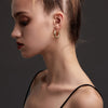 Classic Round Hoop Earrings – Stainless Steel in Gold or Silver Finish
